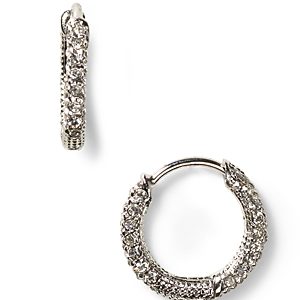 Nadri Pave Huggie Hoop Earrings- 1223830