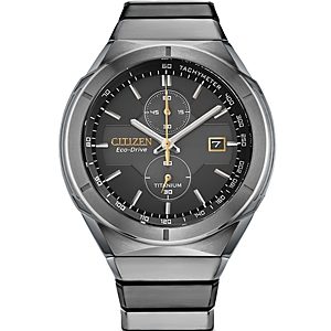 Citizen Eco-Drive Super Titanium Armor Chronograph, 44mm- 3814634