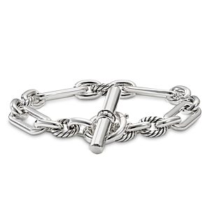 David Yurman Lexington Chain Bracelet with Diamonds- 3733360