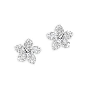 Bloomingdale's Diamond Flower Stud Earrings in 14K White Gold, 1.50 ct. t.w. - 100% Exclusive- 3830145