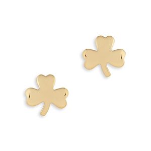 Bloomingdale's Small Clover Stud Earrings in 14K Yellow Gold - 100% Exclusive- 3787758