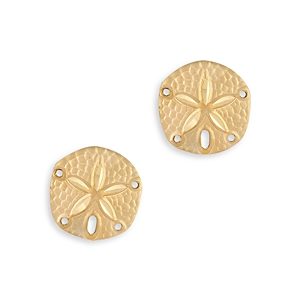 Bloomingdale's Sand Dollar Stud Earrings in 14K Yellow Gold - 100% Exclusive- 3787757