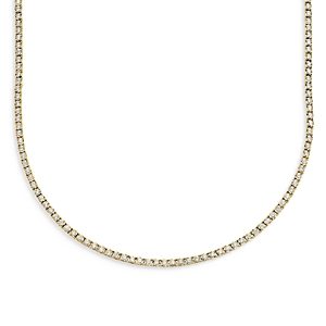 Moon & Meadow Diamond Tennis Necklace in 14K Yellow Gold, 3.96 ct. t.w. - 100% Exclusive- 3822075
