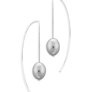 Bloomingdale's Cultured Freshwater Pearl Curved Threader Earrings - 100% Exclusive- 3853327