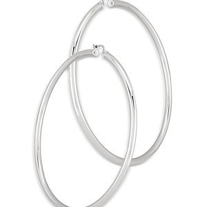 Bloomingdale's Sterling Silver Hoop Earrings - 100% Exclusive- 3853334