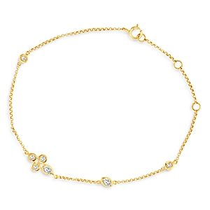 Bloomingdale's Diamond Station Bracelet in 14K Yellow Gold, 0.30 ct. t.w. - 100% Exclusive- 3667095