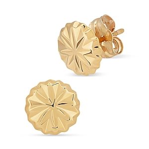Bloomingdale's Button Stud Earrings in 14K Yellow Gold - 100% Exclusive- 3829379