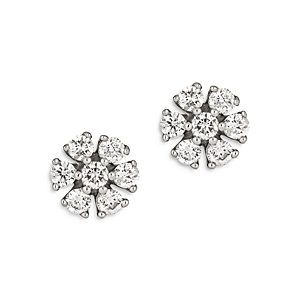 Bloomingdale's Diamond Flower Stud Earrings in 14K White Gold, 0.25 ct. t.w. - 100% Exclusive- 3893999