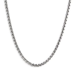 David Yurman Sterling Silver Wheat Chain Necklace, 24- 3855102