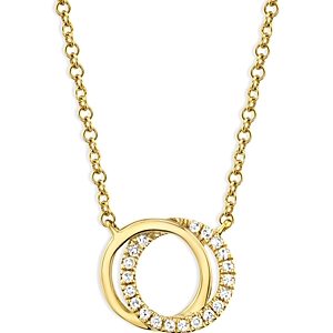 Moon & Meadow 14K Yellow Gold Diamond Love Knot Pendant Necklace, 18 - 100% Exclusive- 3914028