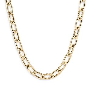 David Yurman 18K Yellow Gold Madison Link Necklace, 18.5- 3855994
