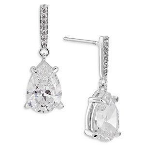 Nadri Colette Cubic Zirconia Drop Earrings- 3920381