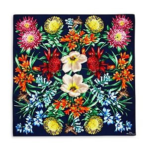 Echo Blooms of Oceana Silk Scarf- 3967724