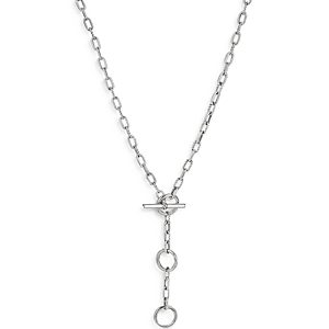 David Yurman Dy Madison Three Ring Chain Y Necklace in Sterling Silver, 20- 3855953