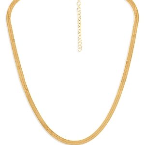 Aqua Herringbone Chain Necklace, 16 - 100% Exclusive- 3967437