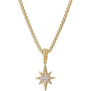 David Yurman 18K Yellow Gold North Star Amulet with Diamonds- 3855984