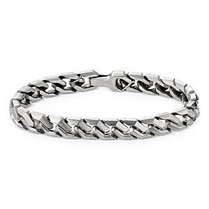 David Yurman Men's Sterling Silver Curb Chain Link Bracelet- 3855733