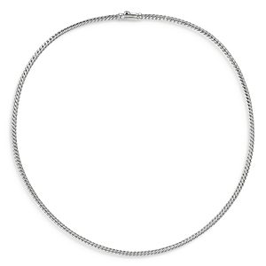 David Yurman Sterling Silver Sculpted Cable Necklace, 15.5- 3856176