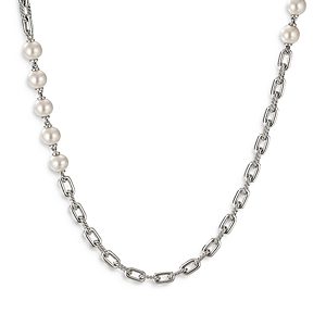 David Yurman Sterling Silver Dy Madison Cultured Freshwater Pearl Chain Necklace, 36- 3856181