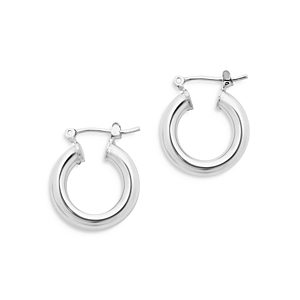 Sterling Forever Chunky Hoop Earrings- 4005528