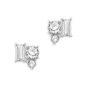 Sterling Forever Cluster Stud Earrings- 4005523