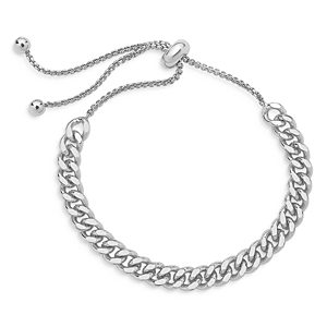 Sterling Forever Bolo Curb Chain Bracelet- 4005505