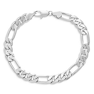 Sterling Forever Figaro Chain Bracelet- 4005507