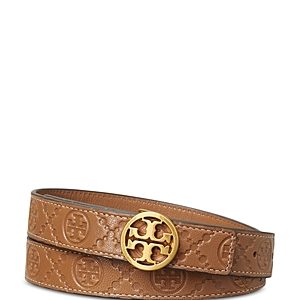 Tory Burch T Monogram Leather Belt- 4011884