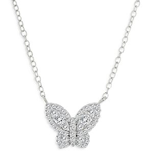 Bloomingdale's Diamond Butterfly Pendant Necklace in 14K White Gold, 0.35 ct. t.w. - 100% Exclusive- 4003658