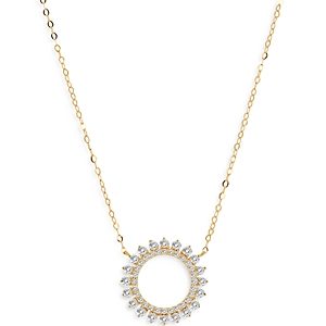 Bloomingdale's Diamond Circle Pendant in 14K Yellow Gold, 0.45 ct. t.w. - 100% Exclusive- 4003670