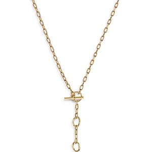 David Yurman 18K Yellow Gold Dy Madison Three Ring Chain Necklace, 20- 3855996