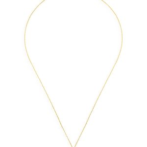 Dinh Van 18K Yellow Gold Menottes Pendant Necklace with Diamonds, 16.5- 4002194
