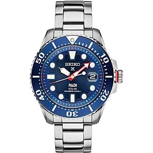 Seiko Watch Prospex Padi Edition Solar Divers Watch, 40mm- 4010544