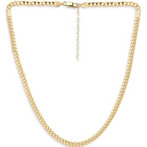 Aqua Cuban and Curb Link Chain Necklace, 16 - 100% Exclusive- 3967435