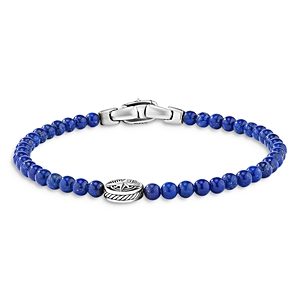 David Yurman Men's Spiritual Beads Compass Rose Bracelet with Lapis- 3855889