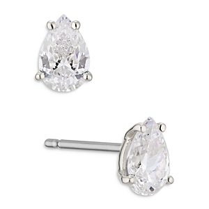 Nadri Modern Love Pear Shape Cubic Zirconia Stud Earrings- 4024373