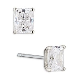 Nadri Modern Love Emerald Cut Cubic Zirconia Stud Earrings- 4024374