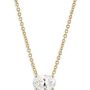 Nadri Modern Love Oval Cubic Zirconia Pendant Necklace, 16-18- 4024368