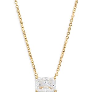 Nadri Modern Love Emerald Cut Pendant Necklace, 16-18- 4024370
