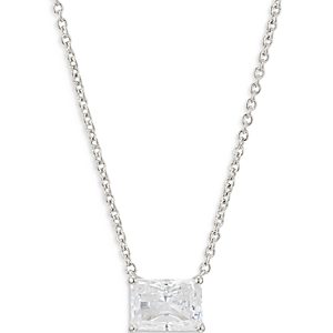 Nadri Modern Love Emerald Cut Pendant Necklace, 16-18- 4024370