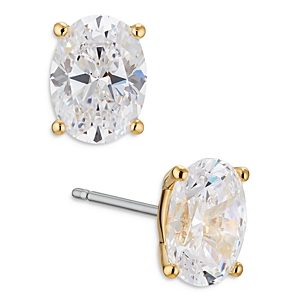 Nadri Modern Love Oval Cubic Zirconia Stud Earrings- 4023359