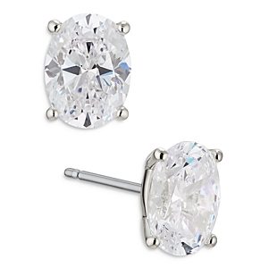 Nadri Modern Love Oval Cubic Zirconia Stud Earrings- 4023359