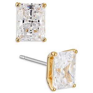 Nadri Modern Love Emerald Cut Cubic Zirconia Stud Earrings- 4023361