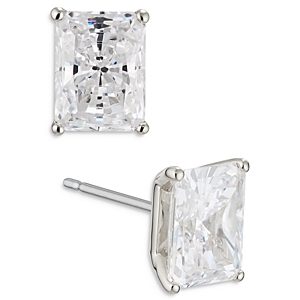 Nadri Modern Love Emerald Cut Cubic Zirconia Stud Earrings- 4023361