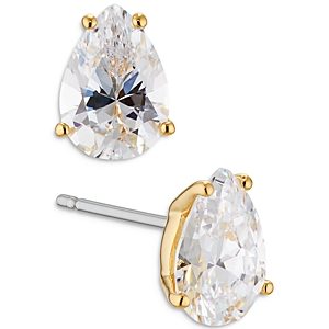 Nadri Modern Love Pear Shape Stud Earrings- 4023360