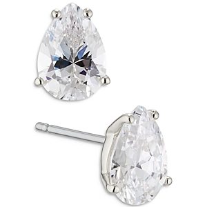 Nadri Modern Love Pear Shape Stud Earrings- 4023360