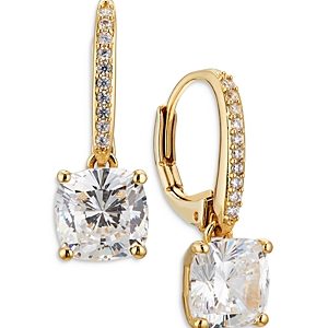 Nadri Modern Love Pave & Cushion Cut Drop Earrings- 4023367