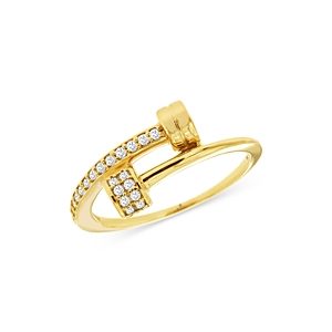 Bloomingdale's Diamond Bypass Ring in 14K Yellow Gold, 0.20 ct. t.w.- 100% Exclusive- 3997514