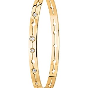 Dihn Van 18K Yellow Gold Pulse Diamond Bangle Bracelet- 4002192