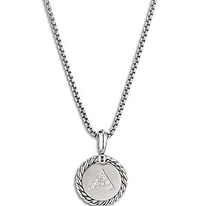 David Yurman Sterling Silver Cable Collectibles Initial Charm- 4074326